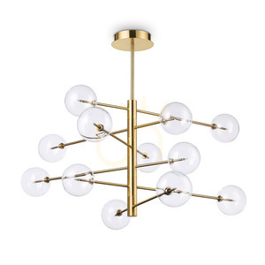 Lampa wisząca Ideallux Equinoxe 200125 mosiężna 12xG4 128,1 cm 0 Lampa wisząca Ideallux Equinoxe 200125 mosiężna 12xG4 128,1 cm small 0