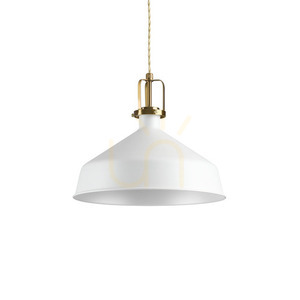Lampa wisząca Ideallux ERIS 238135 biała E27 1x42W 33 cm 0 Lampa wisząca Ideallux ERIS 238135 biała E27 1x42W 33 cm small 0