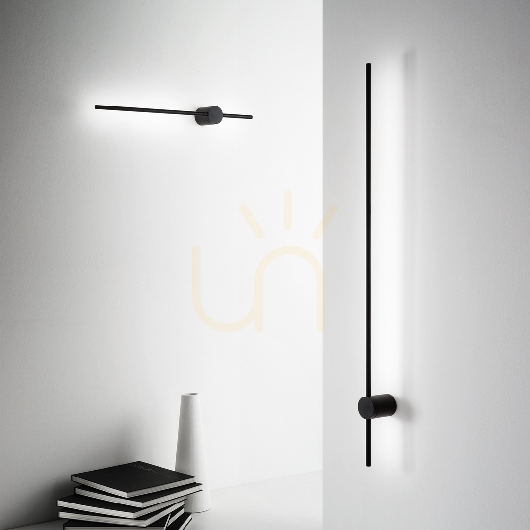Pokaż Kinkiet LED Ideallux Essence 265643 czarny 12W 3000K 75 cm Kinkiet LED Ideallux Essence 265643 czarny 12W 3000K 75 cm