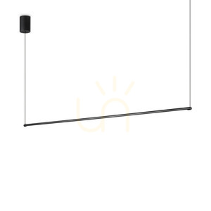 Lampa wisząca Ideallux Essence 285092 czarna LED 19W 115 cm 3000K small 0