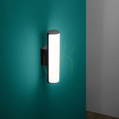 Sprawdź Kinkiet zewnętrzny Ideallux ETERE 246925 antracyt 9,5W LED 3000K IP44 30 cm