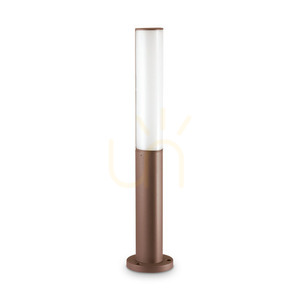 Lampa zewnętrzna stojąca Ideallux ETERE 246956 brązowa 9,5W IP44 4000K ⌀12 cm small 0