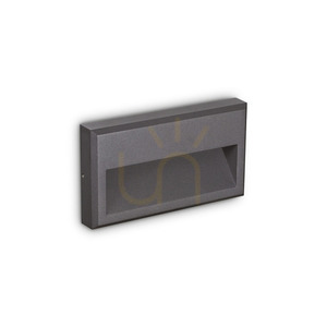 Kinkiet zewnętrzny Ideallux FEBE 250854 antracyt 6W LED IP65 3000K 22,5 cm small 0