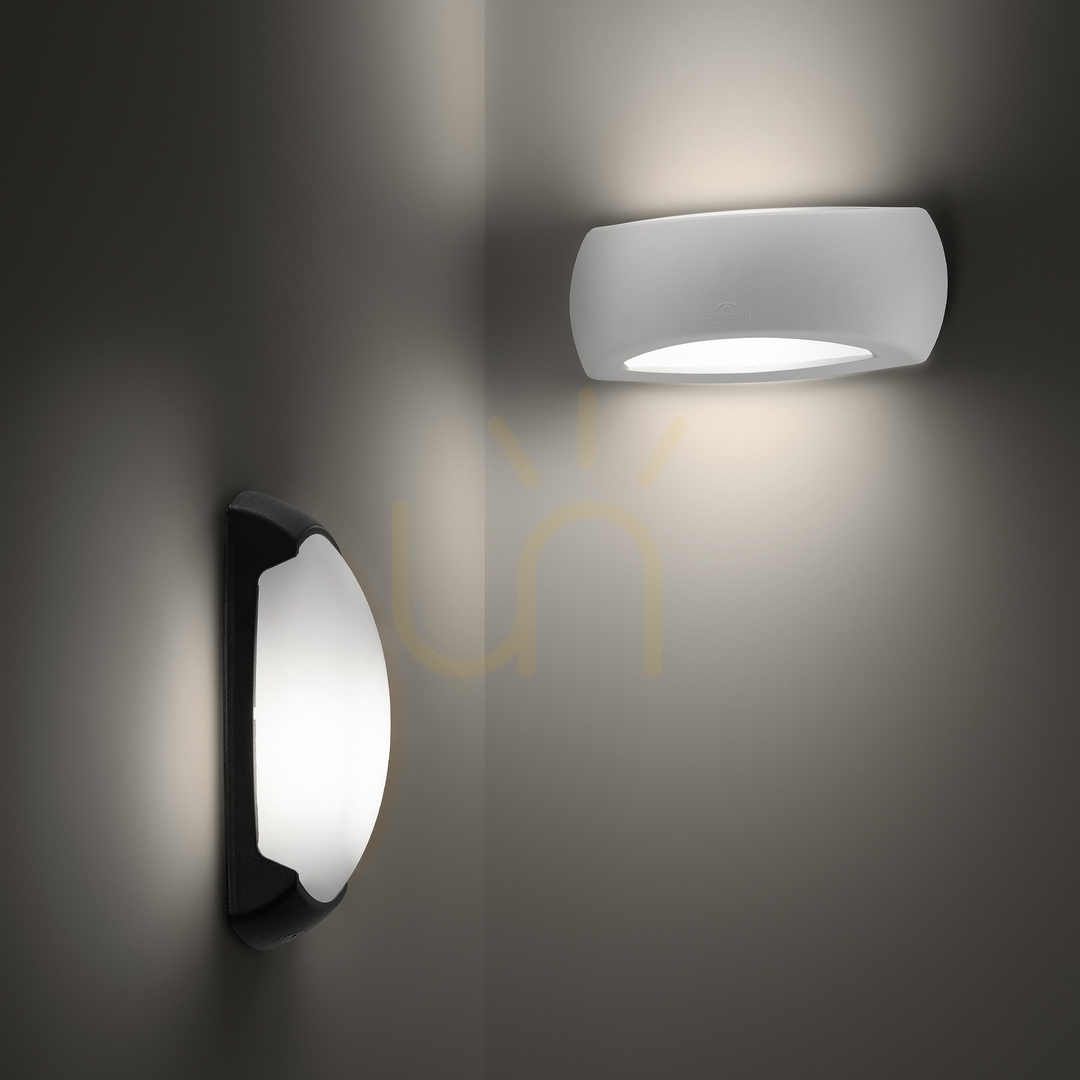 Zobacz Kinkiet zewnętrzny Ideallux Felix biały E27 IP66 30 cm 123776 Kinkiet zewnętrzny Ideallux Felix biały E27 IP66 30 cm 123776