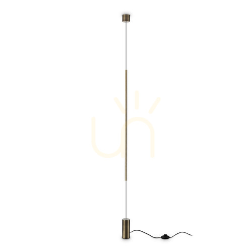 Sprawdź Kinkiet LED Ideallux ESSENCE 301075 mosiężny 16,5W 3000K ⌀6 cm