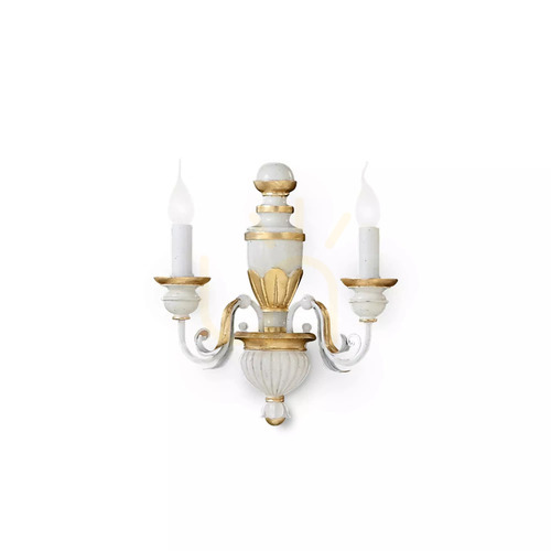 Sprawdź Kinkiet Ideallux FIRENZE biały 2xE14 012902 33 cm