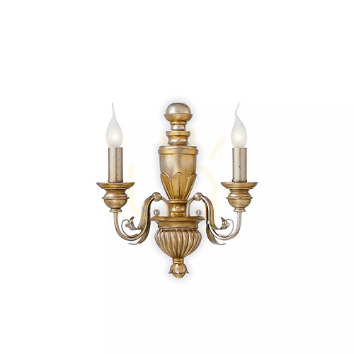 Sprawdź Kinkiet Ideallux FIRENZE 020846 złoty 2xE14 33 cm