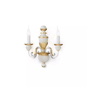 Kinkiet Ideallux FIRENZE 020846 złoty 2xE14 33 cm 2 Kinkiet Ideallux FIRENZE 020846 złoty 2xE14 33 cm small 2