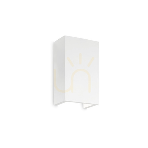 Sprawdź Kinkiet Ideallux Flash Gesso biały gipsowy G9 1x40W 214689