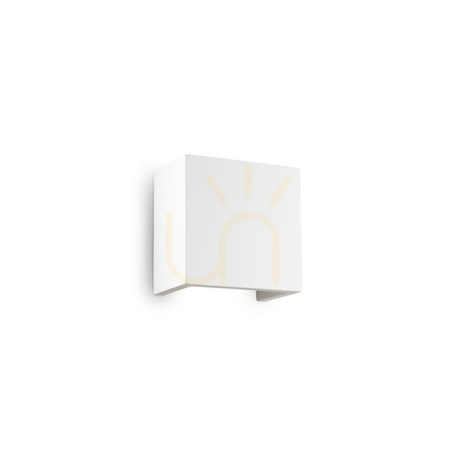 Sprawdź Kinkiet Ideallux Flash Gesso 214672 biały gipsowy G9 1x40W 12,5 cm
