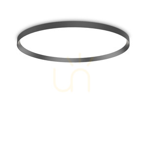 Plafon zewnętrzny Ideallux FLY 306636 czarny LED 68W 4000K 90 cm IP40 small 0