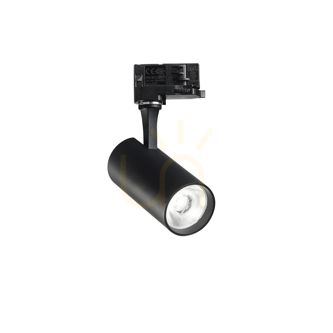Sprawdź Lampa do szynoprzewodów Ideallux FOX 285375 czarna LED 15W 3000K Lampa do szynoprzewodów Ideallux FOX 285375 czarna LED 15W 3000K