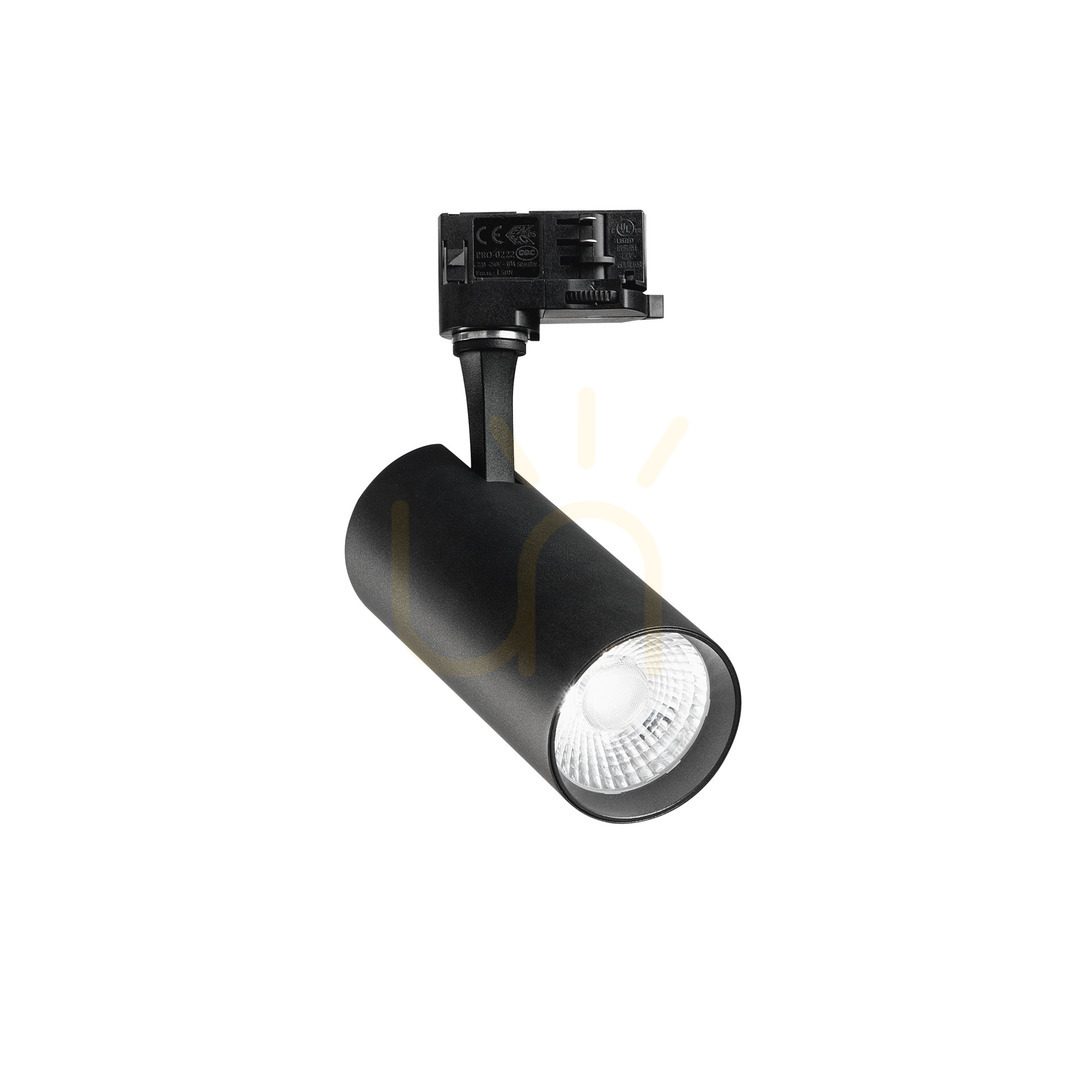 Sprawdź Lampa do szynoprzewodu Ideallux FOX 322377 czarna LED 25W 4000K ⌀7 cm Lampa do szynoprzewodu Ideallux FOX 322377 czarna LED 25W 4000K ⌀7 cm