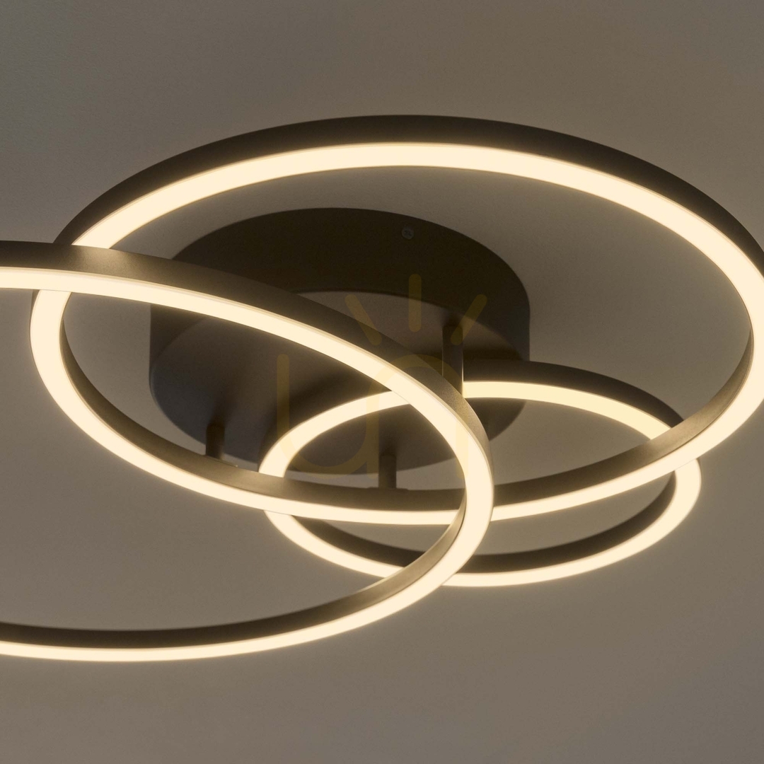 Pokaż Plafon LED Ideallux Frame 269825 czarny 41W 3000K 61 cm Plafon LED Ideallux Frame 269825 czarny 41W 3000K 61 cm