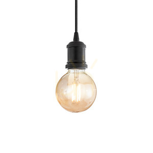 Lampa wisząca Ideallux FRIDA 139425 czarna metalowa E27 1x60W 9 cm small 0
