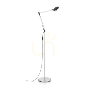 Lampa stojąca Ideallux Futura 204956 srebrna LED 12,5W 145 cm small 0