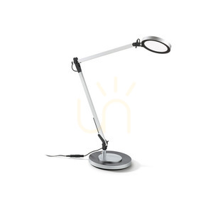 Lampa stołowa Ideallux FUTURA 204895 LED 12,5W srebrna 58 cm small 0