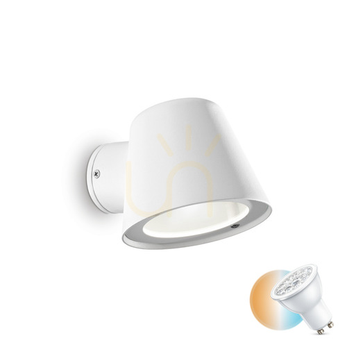 Sprawdź Kinkiet zewnętrzny Ideallux GAS 091518 biały GU10 IP43 11,5 cm