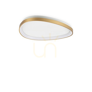 Plafon Ideallux Gemini 328966 LED mosiądz 61 cm 28W 3000K small 0
