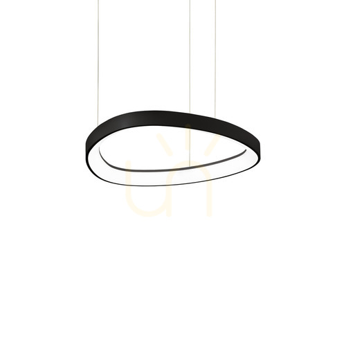Sprawdź Lampa wisząca Ideallux Gemini 247236 czarna LED 36W 3000K 42,5 cm