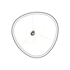 Lampa wisząca Ideallux Gemini 247274 biała LED 56W 3000K 81 cm small 6