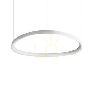 Lampa wisząca Ideallux Gemini 247274 biała LED 56W 3000K 81 cm small 0