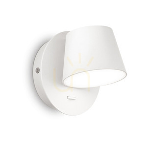 Kinkiet Ideallux GIM 167152 biały LED 6,5W 12 cm 0 Kinkiet Ideallux GIM 167152 biały LED 6,5W 12 cm small 0