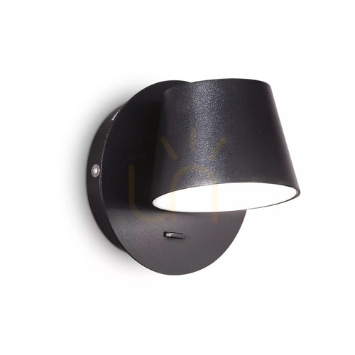 Sprawdź Kinkiet LED Ideallux GIM 167121 czarny 6,5W 12 cm