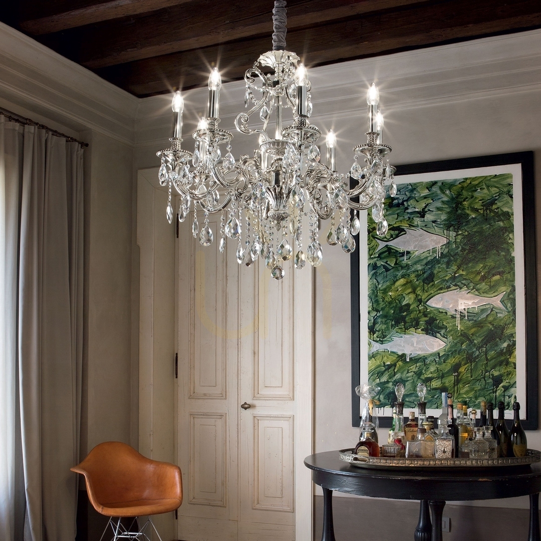 Wyświetl Lampa wisząca Ideallux Gioconda 164960 złota 12xE14 90 cm Lampa wisząca Ideallux Gioconda 164960 złota 12xE14 90 cm