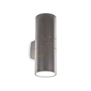 Kinkiet zewnętrzny Ideallux GUN 236858 antracyt E27 2x60W IP54 small 0