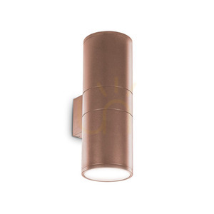 Kinkiet zewnętrzny Ideal Lux GUN AP2 BIG COFFEE 163611 brązowy 2×E27 IP54 small 0