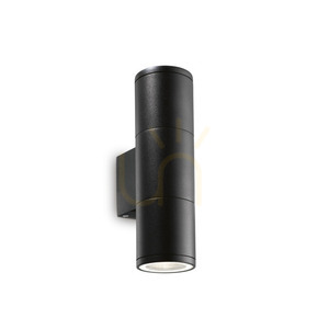 Kinkiet zewnętrzny Ideallux GUN 100395 czarny GU10 2x35W IP44 small 2