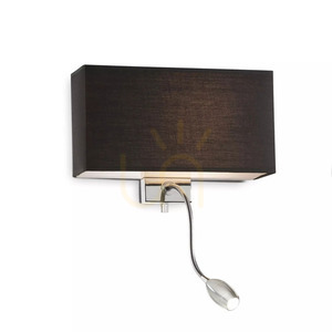 Kinkiet Ideallux HOTEL 215709 czarny E27/LED 32 cm 2 Kinkiet Ideallux HOTEL 215709 czarny E27/LED 32 cm small 2
