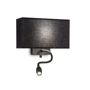 Kinkiet Ideallux HOTEL 215709 czarny E27/LED 32 cm 0 Kinkiet Ideallux HOTEL 215709 czarny E27/LED 32 cm small 0