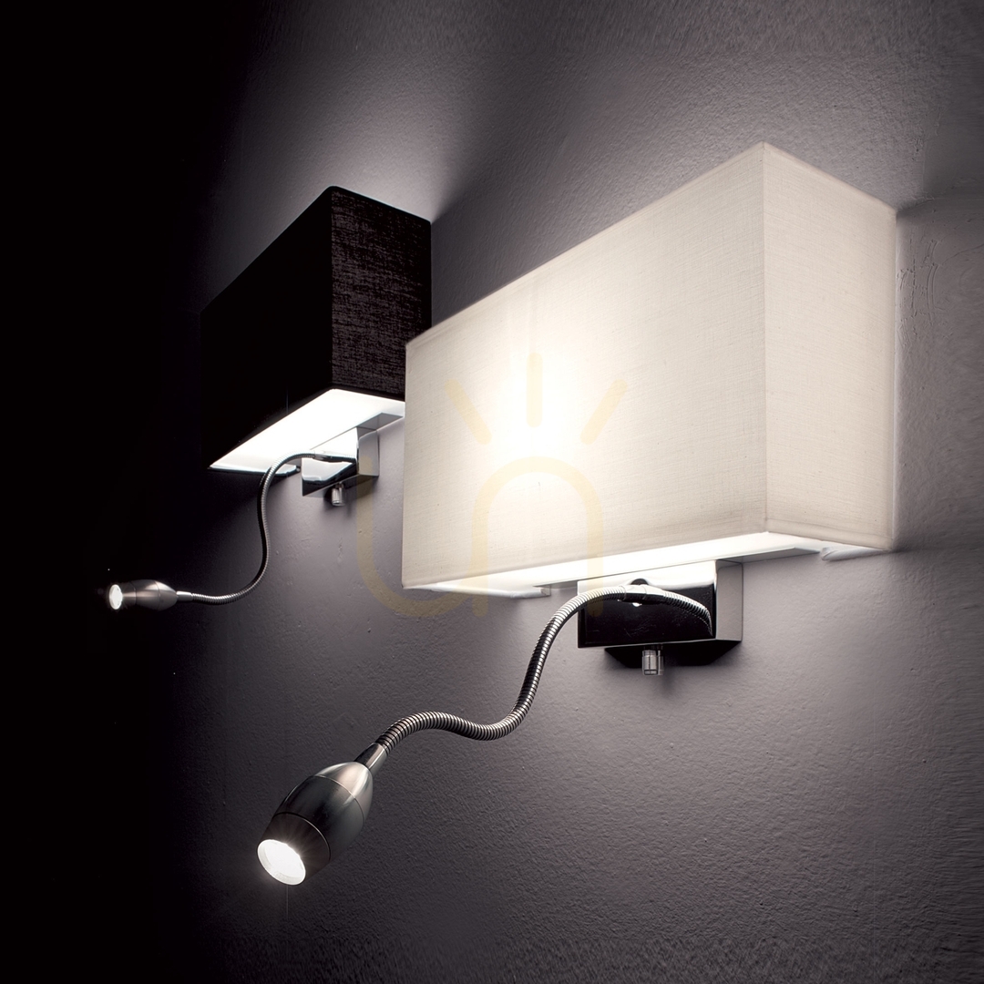 Obejrzyj Kinkiet Ideallux HOTEL 103204 beżowy chrom E27 LED 32 cm Kinkiet Ideallux HOTEL 103204 beżowy chrom E27 LED 32 cm