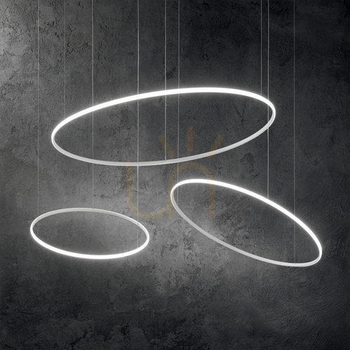 Sprawdź Lampa wisząca Ideallux HULAHOOP 258775 LED 28W biała 61 cm
