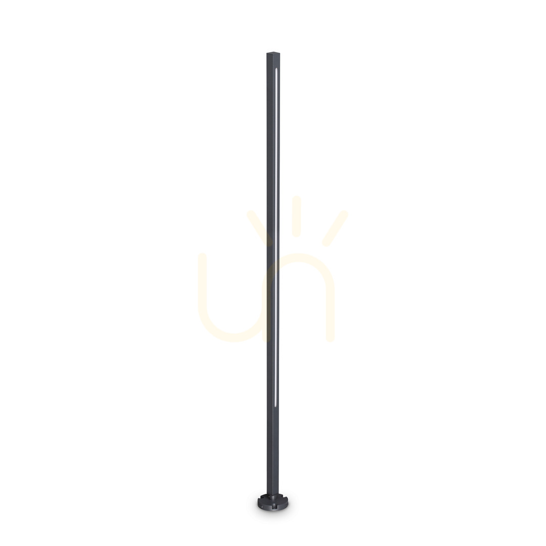 Sprawdź Lampa zewnętrzna stojąca Ideallux JEDI 306803 antracyt 160,5 cm IP65 Lampa zewnętrzna stojąca Ideallux JEDI 306803 antracyt 160,5 cm IP65