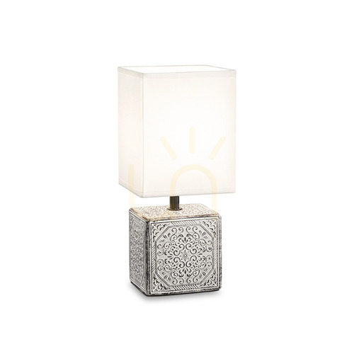 Sprawdź Lampa stołowa Ideallux KALI biała E14 1x40W 245348
