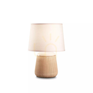 Lampa stołowa Ideallux KALI 245331 biała E14 1x40W 20 cm small 1