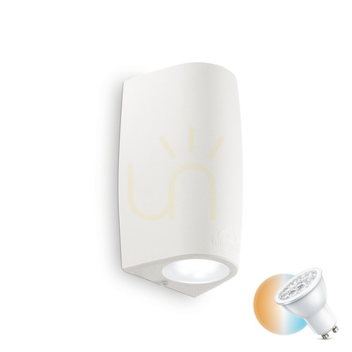 Sprawdź Kinkiet zewnętrzny Ideallux Keope 147765 biały GU10 IP55⌀9 cm