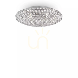 Plafon Ideallux KING 073262 złoty kryształowy 9xG9 53,5 cm 2 Plafon Ideallux KING 073262 złoty kryształowy 9xG9 53,5 cm small 2