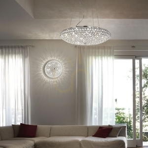 Plafon Ideallux KING 073262 złoty kryształowy 9xG9 53,5 cm 4 Plafon Ideallux KING 073262 złoty kryształowy 9xG9 53,5 cm small 4