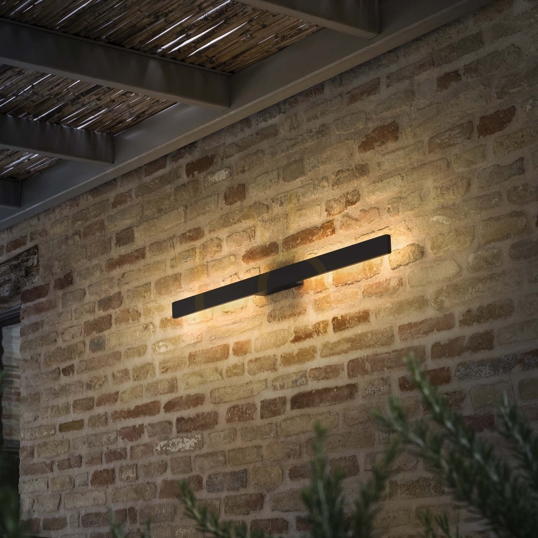 Wyświetl Kinkiet zewnętrzny Ideallux LINEA 313498 LED 20W 104 cm czarny IP54 Kinkiet zewnętrzny Ideallux LINEA 313498 LED 20W 104 cm czarny IP54