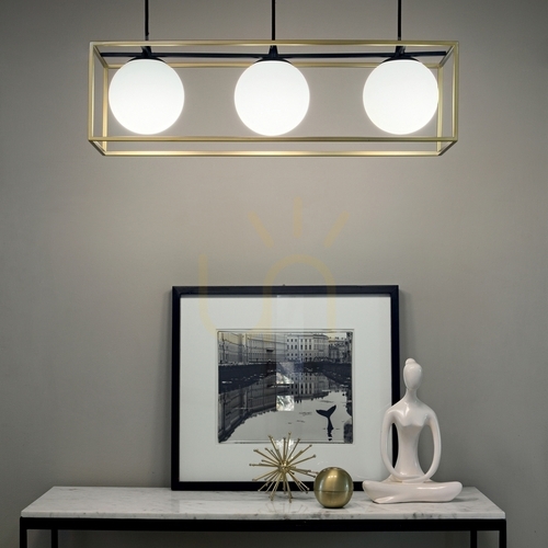 Sprawdź Lampa wisząca Ideallux LINGOTTO 304144 czarna 3xE14 70 cm