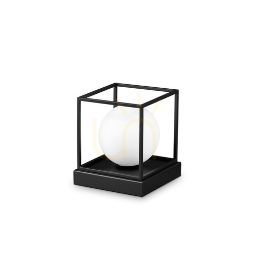 Sprawdź Lampa stołowa Ideallux Lingotto 304151 czarna G9 1x4W 12 cm