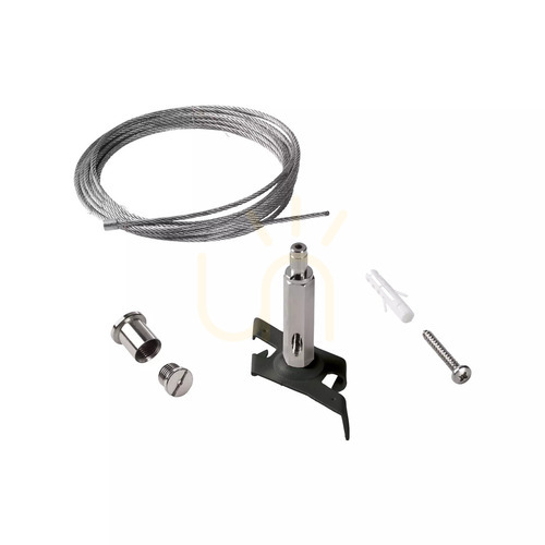 Sprawdź Zawieszenie do lampy Ideallux LINK 243283 czarne 300 cm aluminium