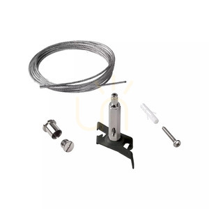 Zawieszenie do lampy Ideallux LINK 243283 czarne 300 cm aluminium small 1
