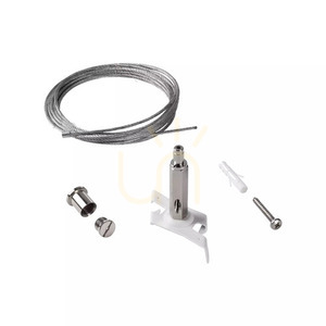 Zawiesie do lampy Ideallux Link 243238 czarne 5 m aluminium 2 Zawiesie do lampy Ideallux Link 243238 czarne 5 m aluminium small 2