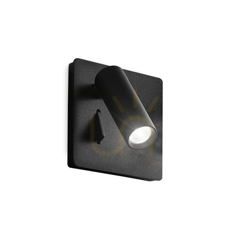 Sprawdź Kinkiet LED Ideallux Lite 250113 czarny 3W 8,5 cm