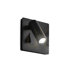 Kinkiet LED Ideallux Lite 250113 czarny 3W 8,5 cm small 0